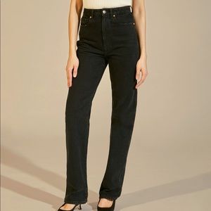 Khaite Daria straight leg jeans in Dayton size 24